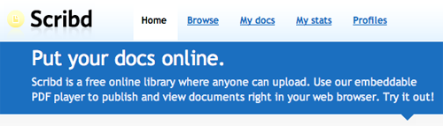 Scribd: Document Repository