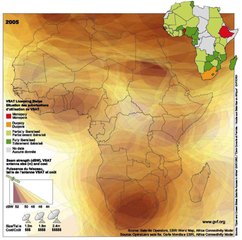 Satellite Map Africa