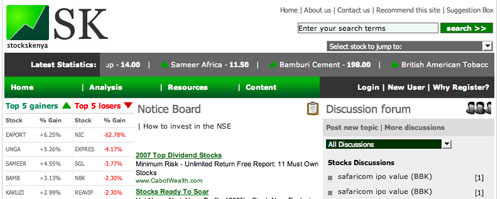 StocksKenya Homepage