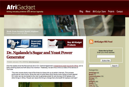 AfriGadget gets a Redesign