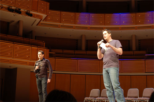 Tantek Celik and Brian Oberkirch at FOWA Miami