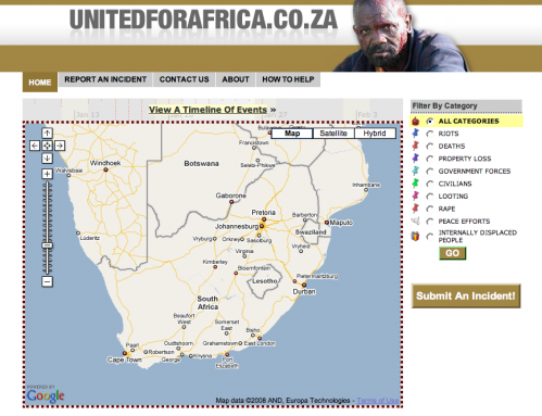 United for Africa: Mapping reports of xenophobia in South Africa