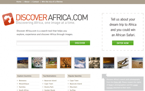 Discover Africa's Homepage