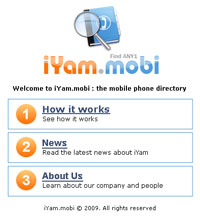 iYam - mobile mobile phone directory from Cameroon