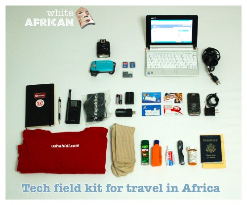 My African tech travel kit for a few days on the road