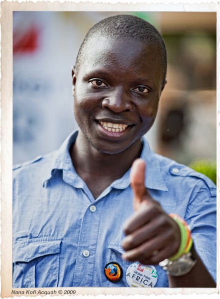 William Kamkwamba by Nana Kofi Acquah at Maker Faire Africa 2009