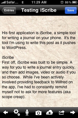 iscribe application