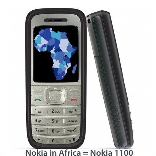 Nokia in Africa - little innovation since the nokia 1100 flashlight on a phone