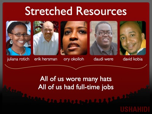 The Ushahidi Team - circa Jan 2008