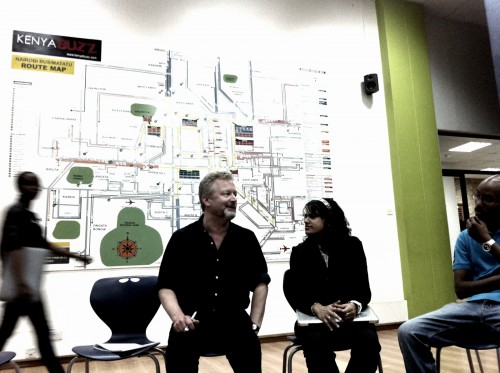 Richard Allan, in charge of Africa, Middle East and Europe for Facebook visits the iHub