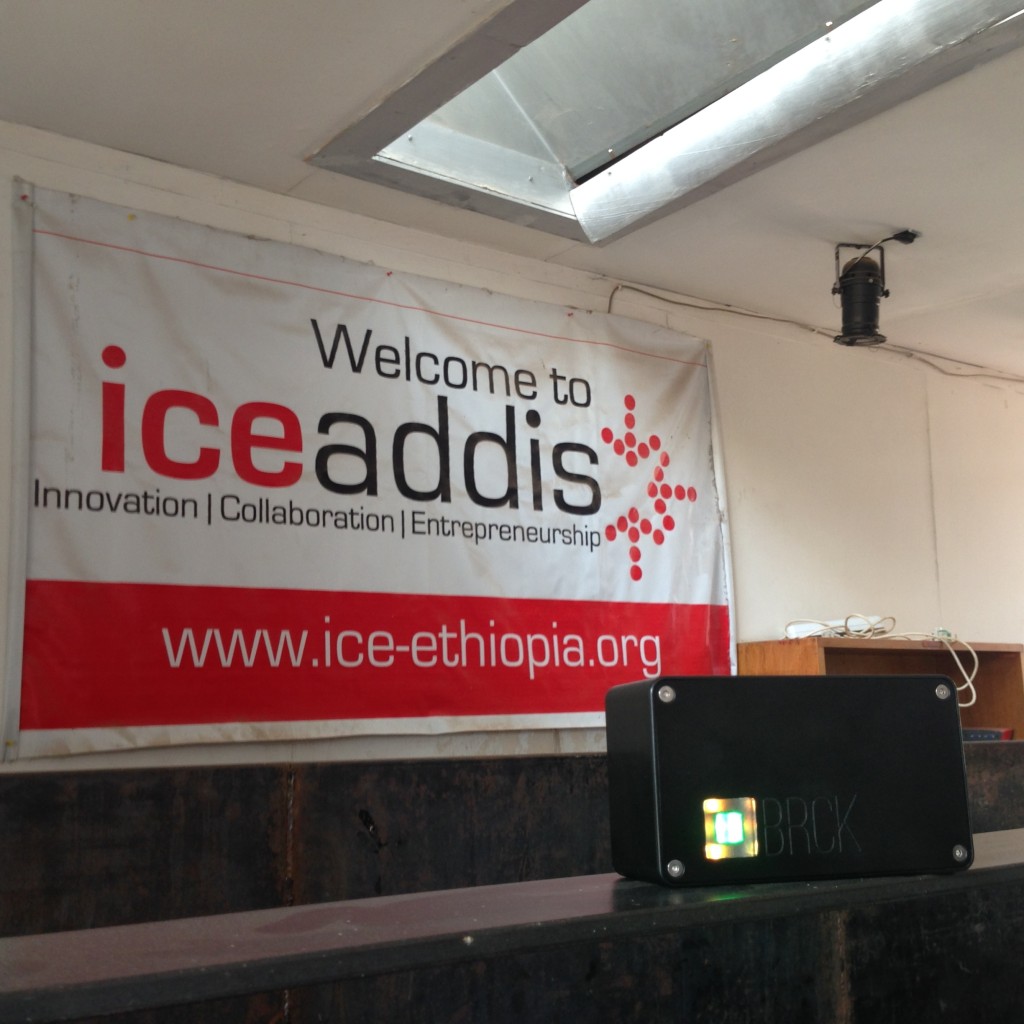 The BRCK in IceAddis - useful as the university network was down