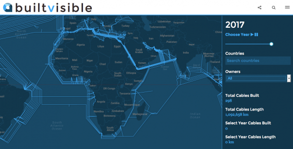 The world's undersea cables, mapped over time