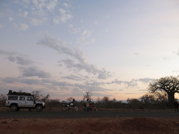 A dawn stop on the way out of Dodoma to Iringa, Tanzania