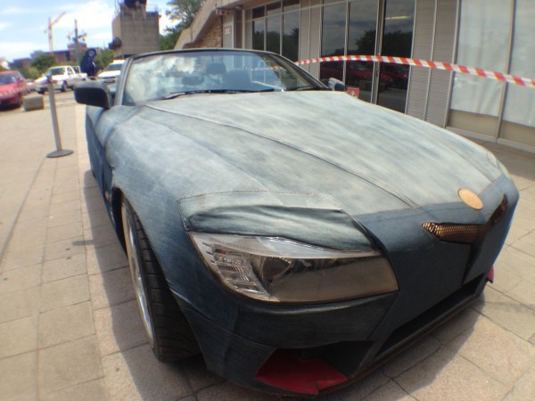 Denim car